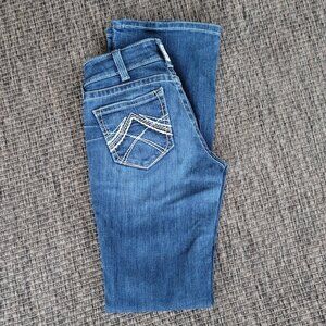 EUC 26L Whipstitch Ariat Jeans REAL Riding Jeans Bootcut